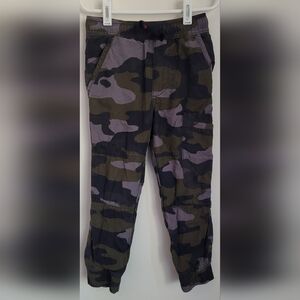 Tucker + Tate Camo Cargo Joggers Lined Size 4